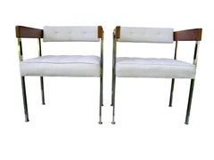 Mid-Century Modern Pair of Harvey Probber Pull-Up Side Chairs
