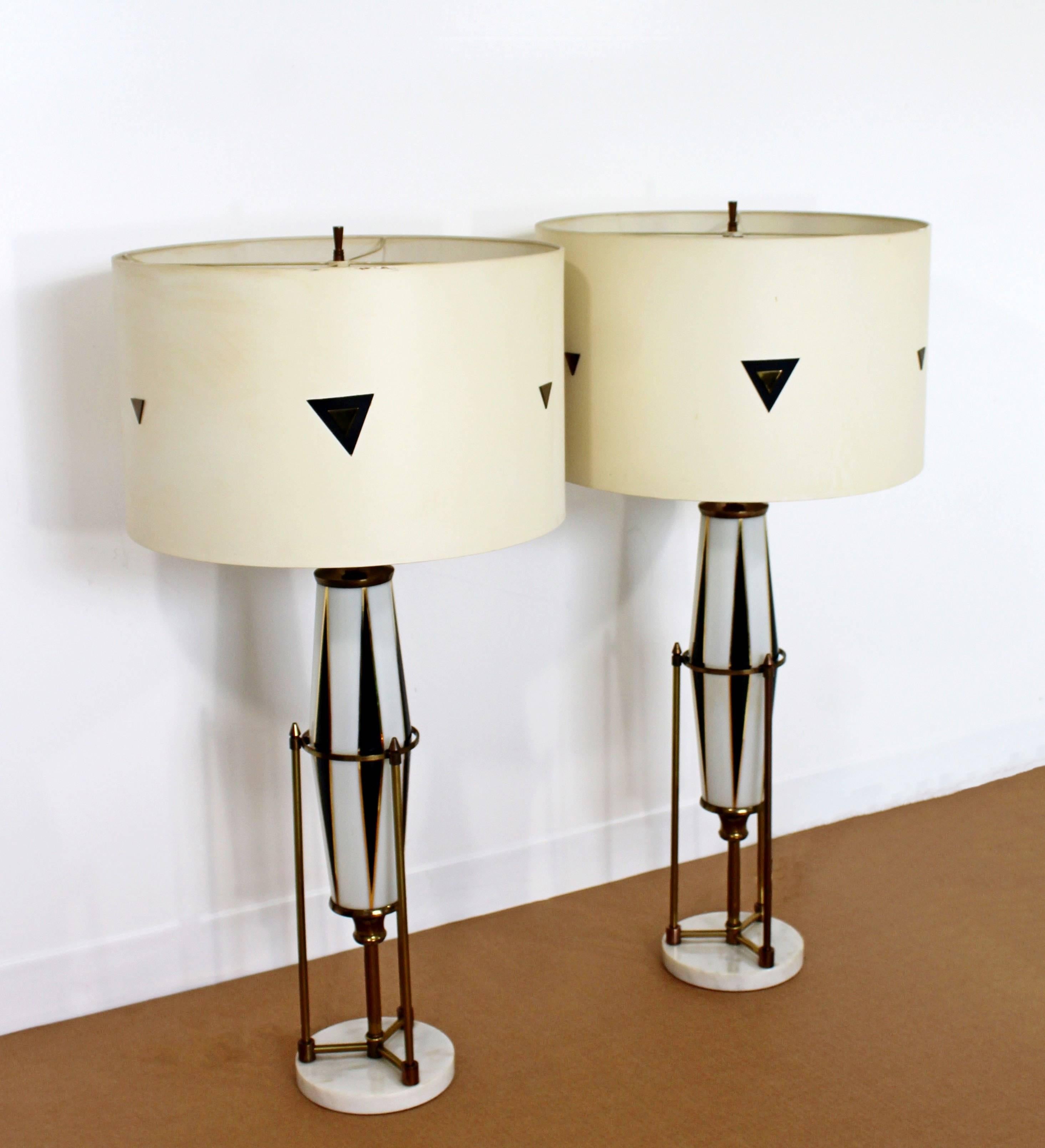 mid century hollywood regency lamps