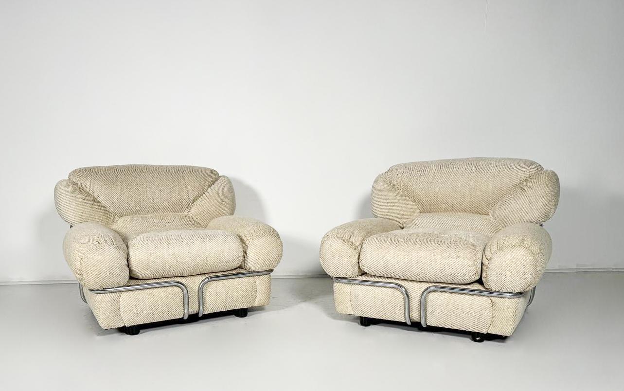 Milieu du XXe siècle Paire de fauteuils italiens modernes du milieu du siècle, 1960 en vente