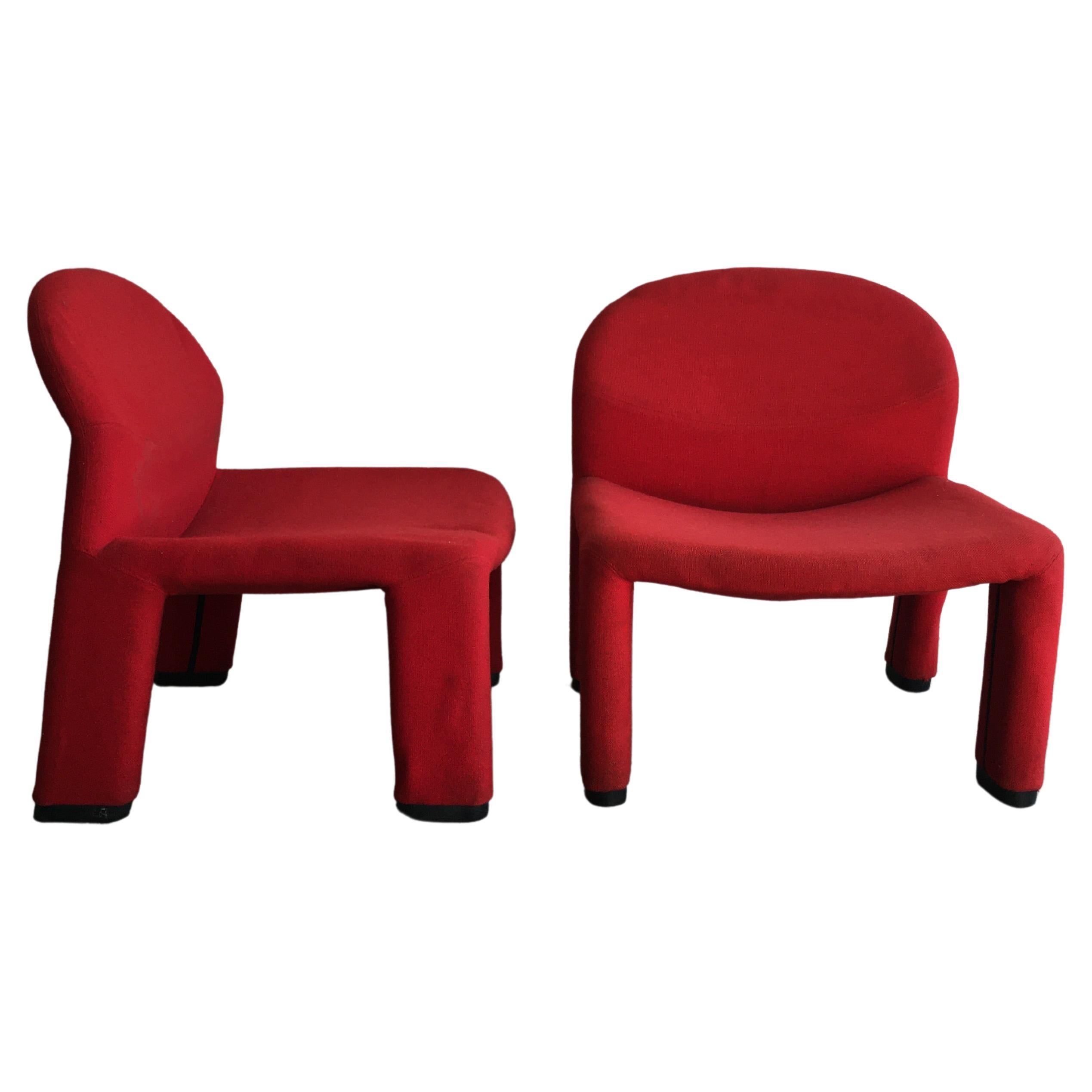 Ein Paar italienische Sessel im Stil von Anonima Castelli aus der Mitte des Jahrhunderts