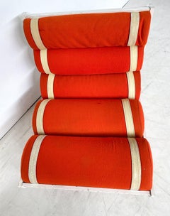 Paire de fauteuils rouges italiens, 1960 - Orignal Upholstery
