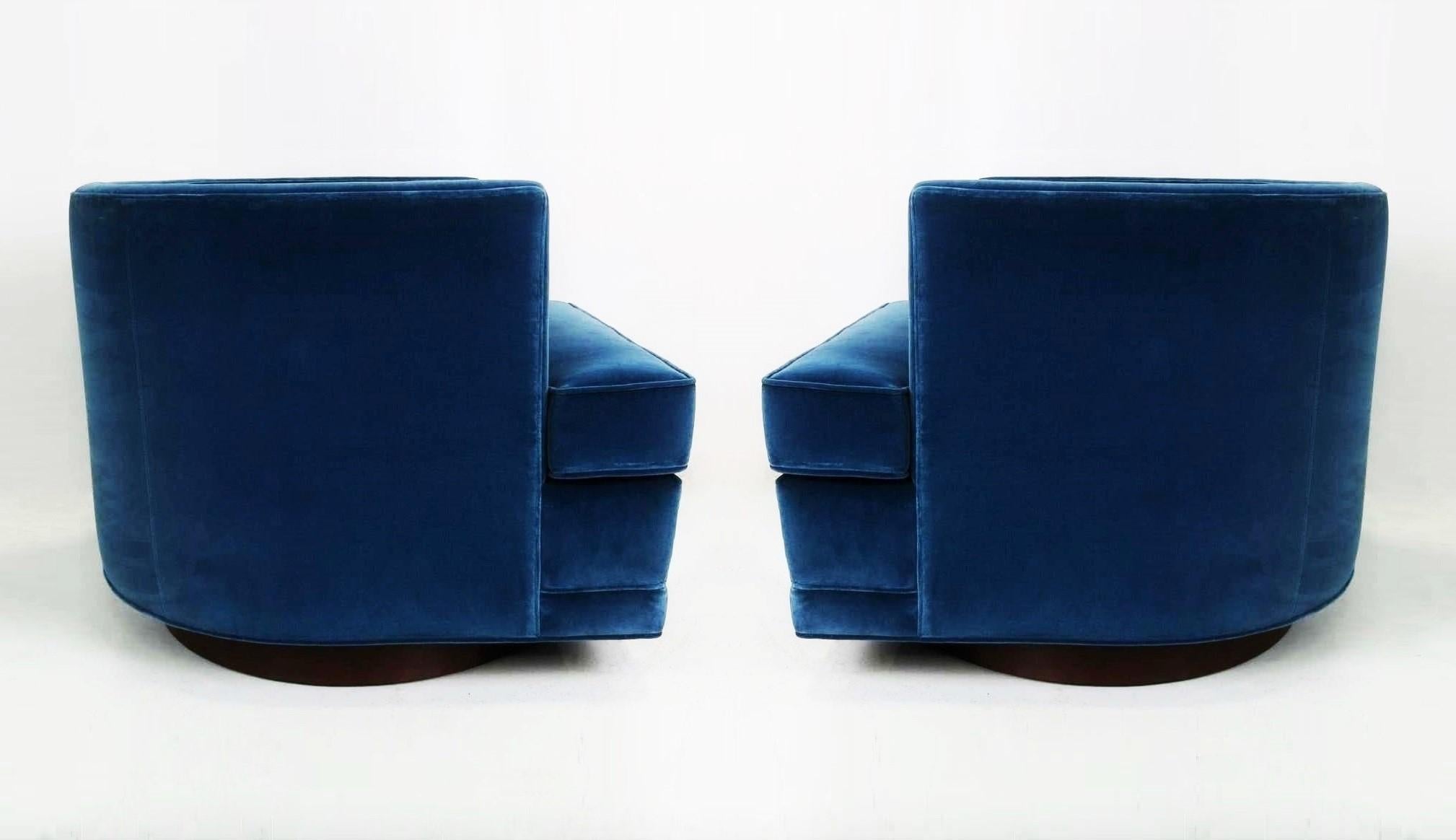 modern blue chairs