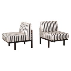 Mid-Century Modern Pair of M1 Armchairs by Branco & Preto, 1953