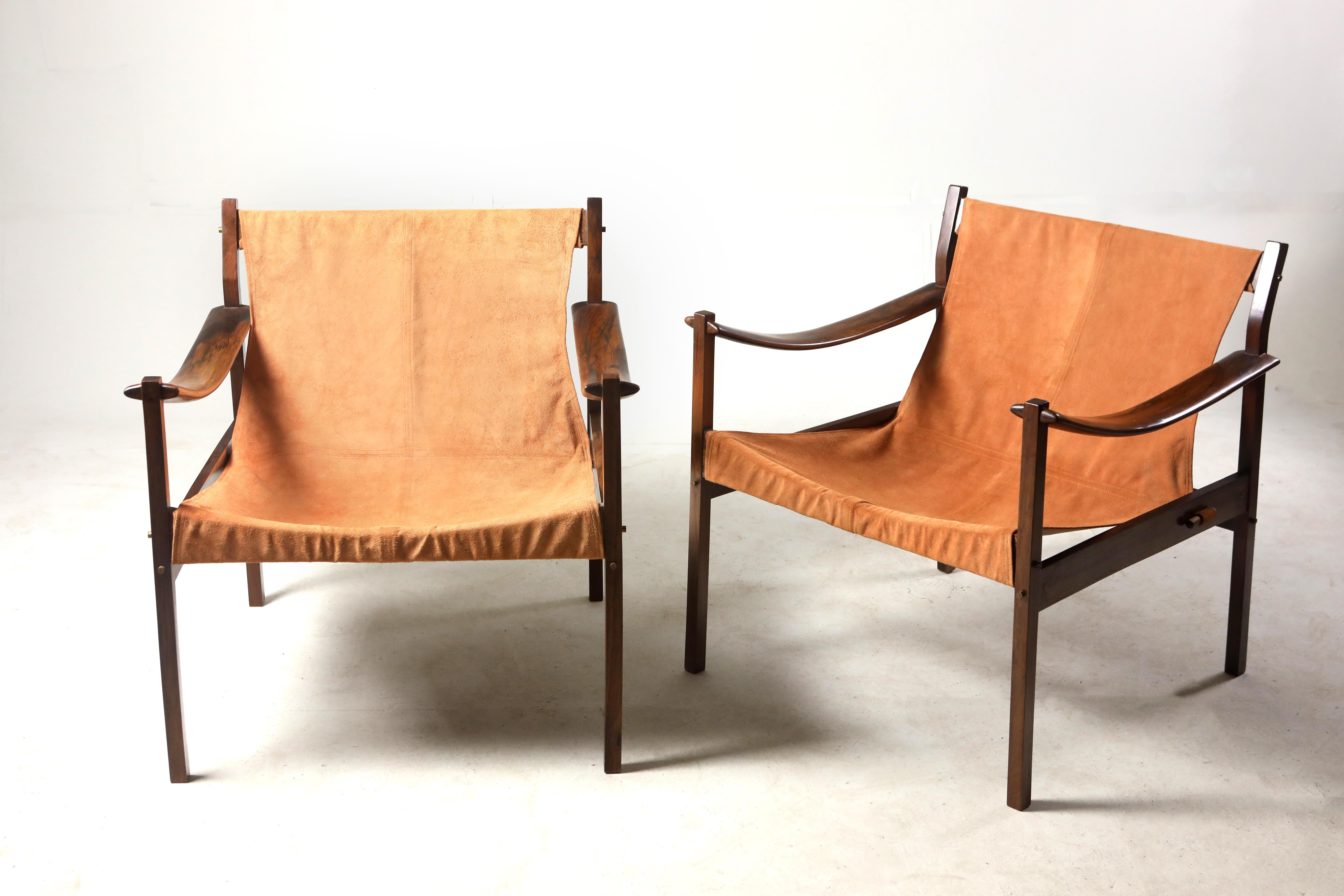 Mid-Century Modern Pair of Model 720 Armchairs by Jorge Zalszupin, Brazil 1960s 4