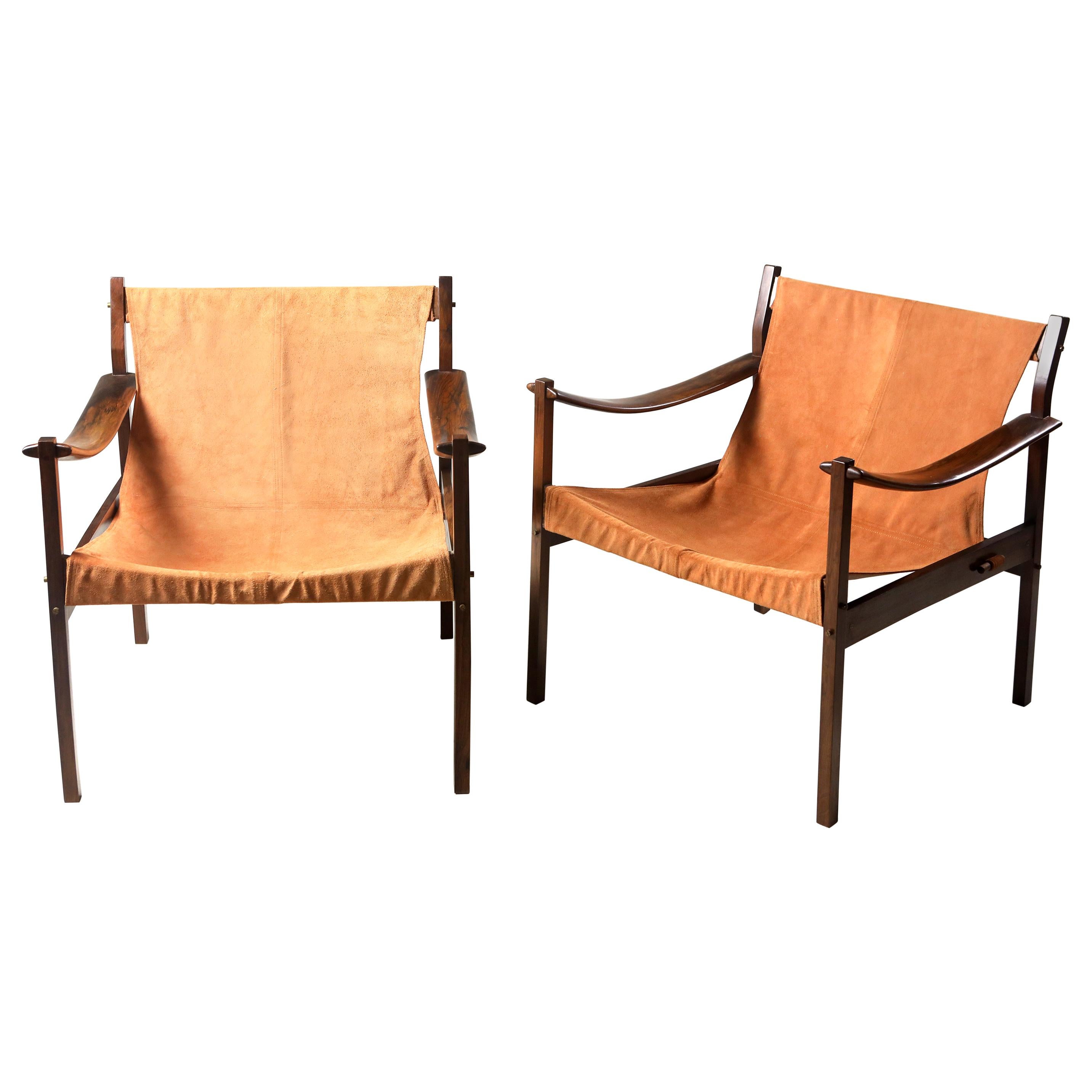 Mid-Century Modern Pair of Model 720 Armchairs by Jorge Zalszupin, Brazil 1960s