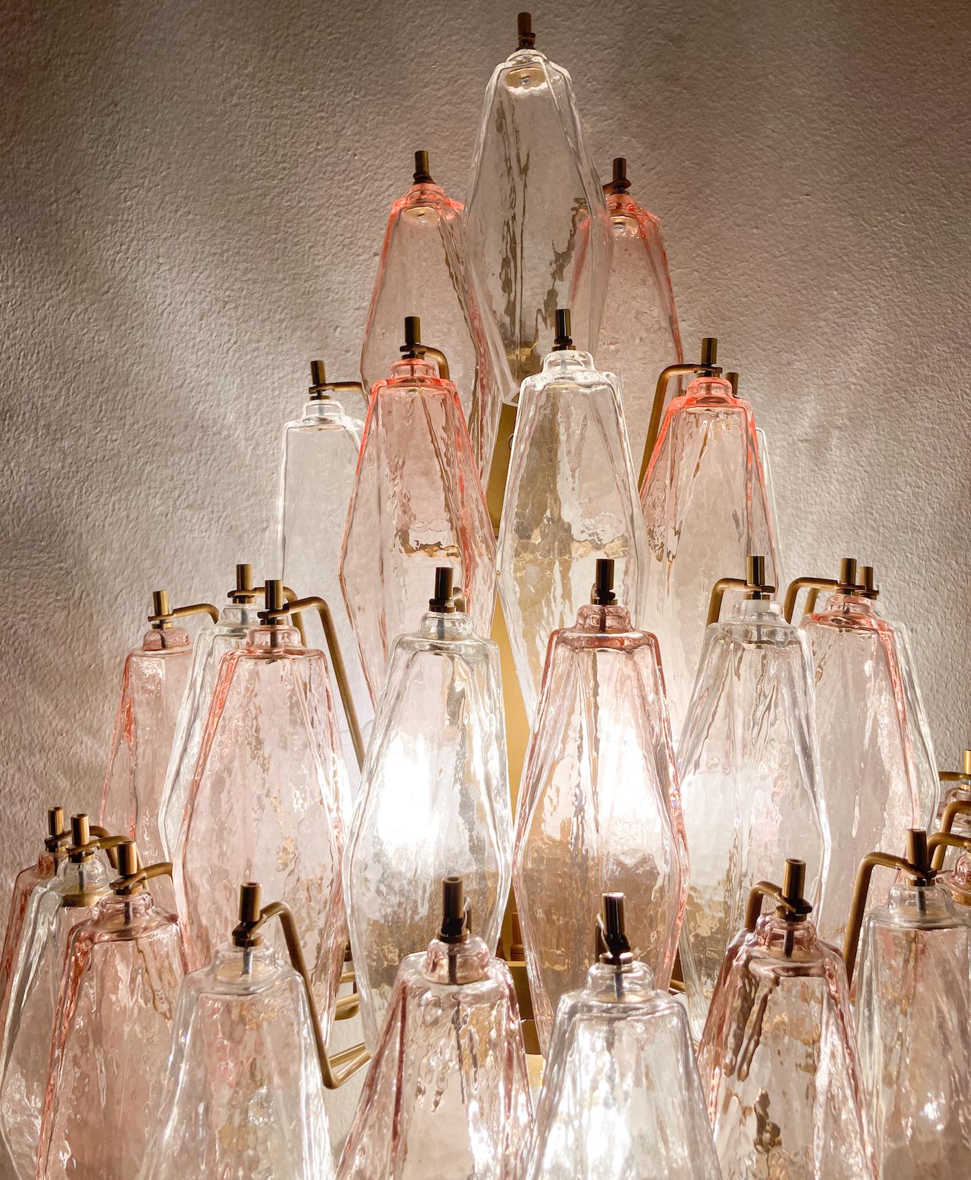 Mid-Century Modern Pair of Murano Glass Wall Lights For Sale 2