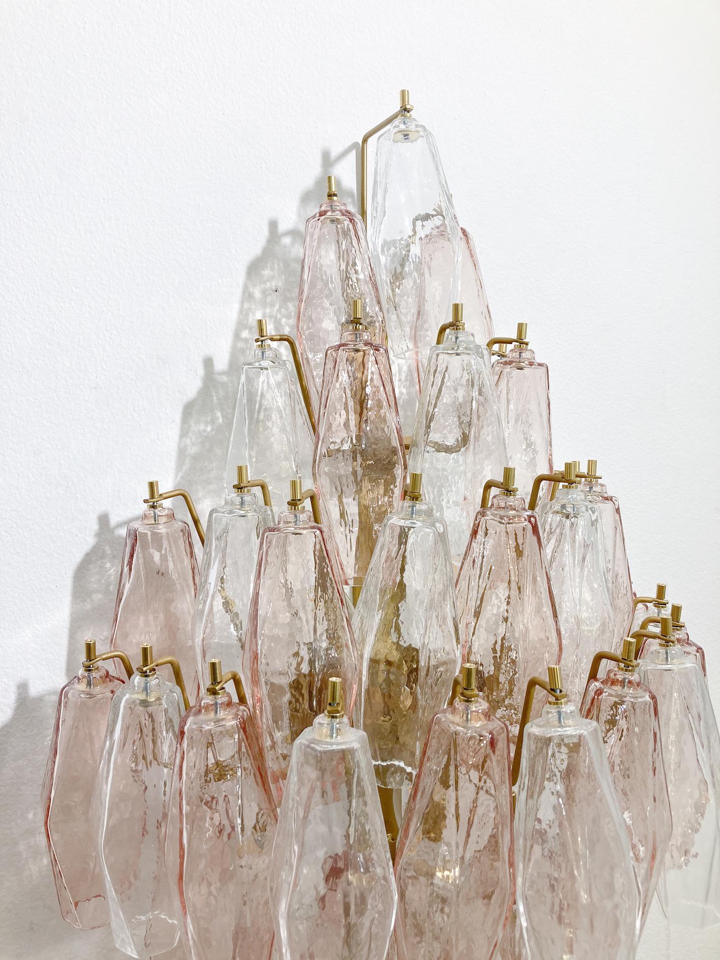 Mid-Century Modern Pair of Murano Glass Wall Lights For Sale 6