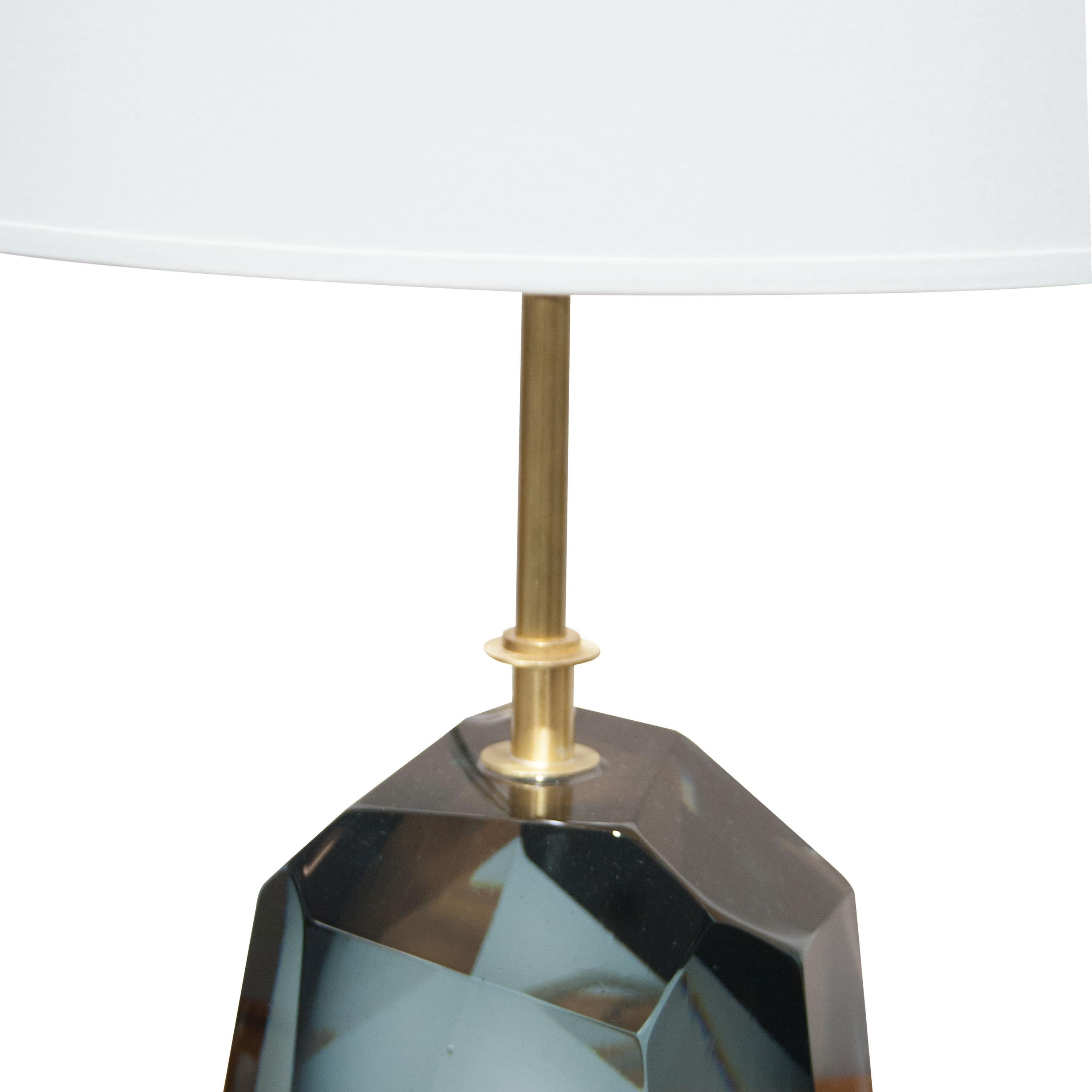 Mid-Century Modern Pair of Murano Table Lamps, Italy, 1950 In Good Condition In Madrid, ES