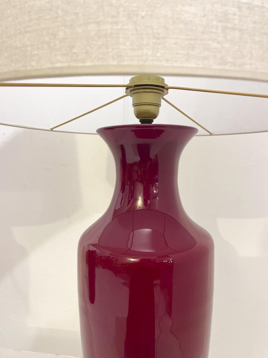 Italian Mid-Century Modern Pair Of Murano Table Lamps, Venini