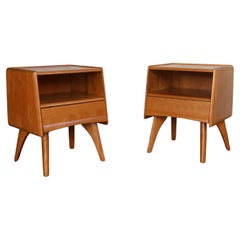 Mid-Century Modern Pair of Nightstand by Heywood Wakefield, Circa 1950s