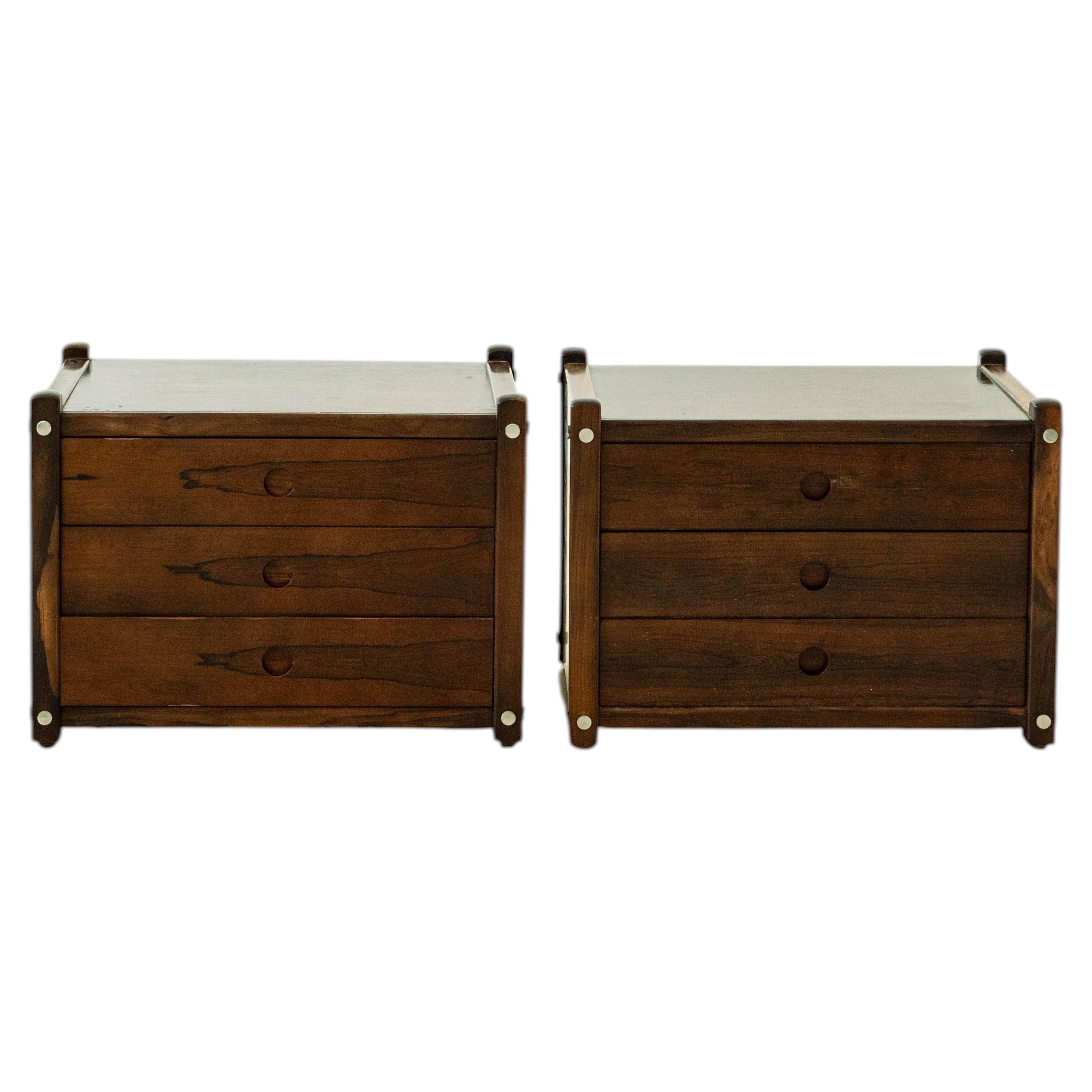 Mid-Century Modern pair of Nightstands by Sergio Rodrigues, 1960s