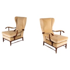 Paire de fauteuils Paolo Buffa, 1950s, The Moderns - New Upholstery