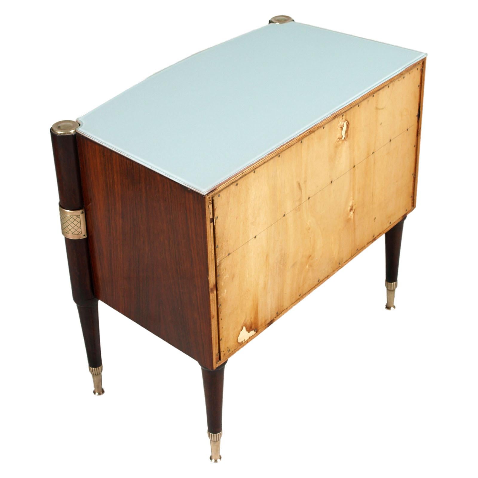 Mid-Century Modern Pair Pier Luigi Colli Nightstands, by Permanente Cantù, Italy For Sale 5