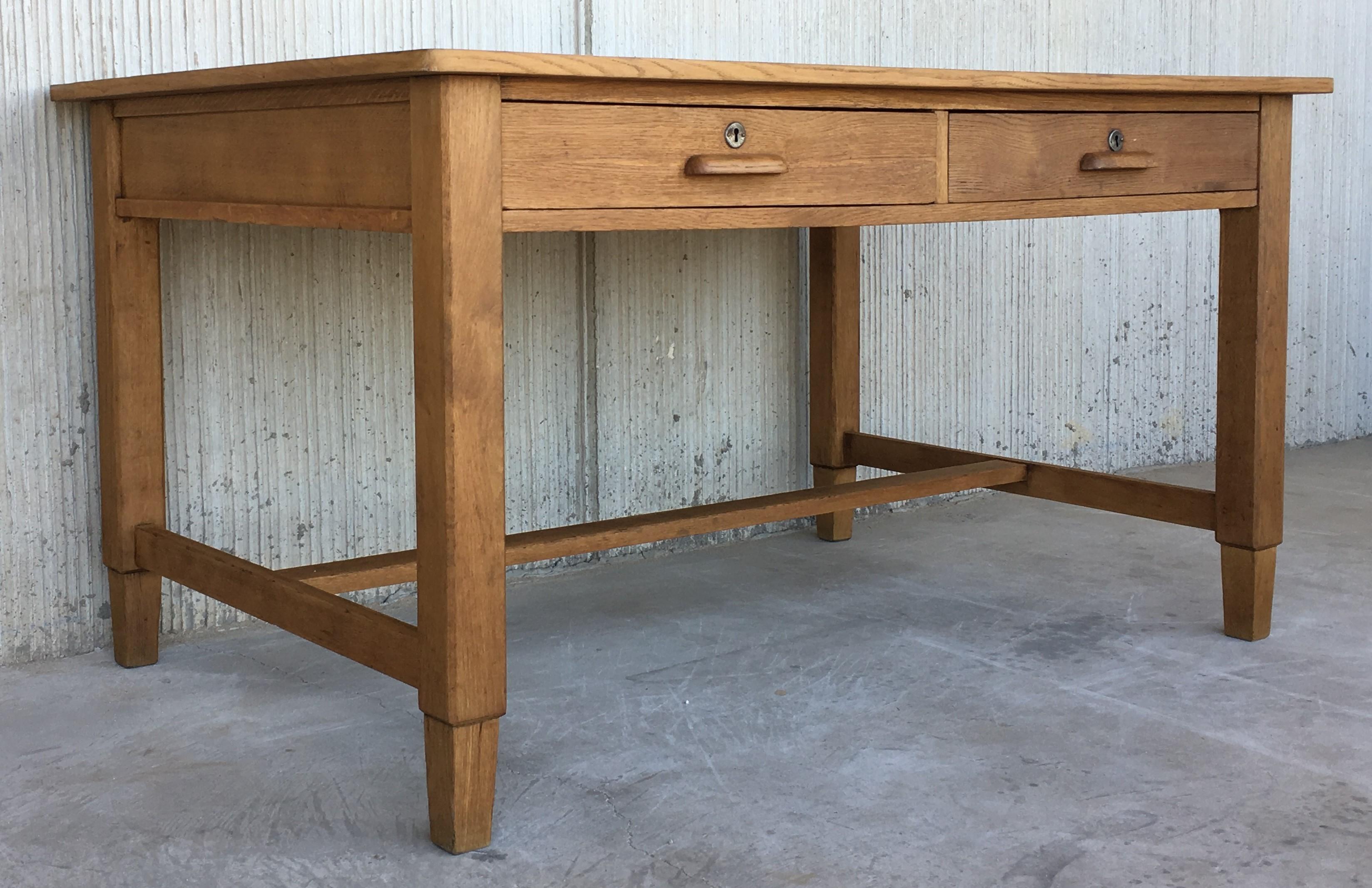 modern pine desk