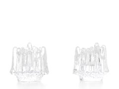 Mid-Century Modern Pair of Polar Candleholders by Goran Warff