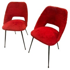 Mid Century Modern, Pair of RIMA Design Lounge Armchair, Italy 1954
