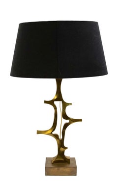 Mid-Century Modern Pair of 'Seahorse' Lamps by Willo Daro, 1970s