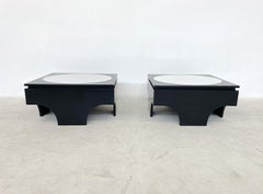 Mid-Century Modern Pair of Side Tables attributed to Emiel Veranneman, Belgium