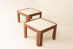 Mid-Century Modern Pair of Side tables by Bertomeu & Cia, 1970s