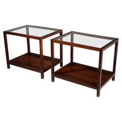 Paire de tables d'appoint modernes du milieu du siècle dernier par Joaquim Tenreiro, Brésil, années 1960
