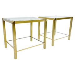 Mid-Century Modern Pair of Side Tables, Italy