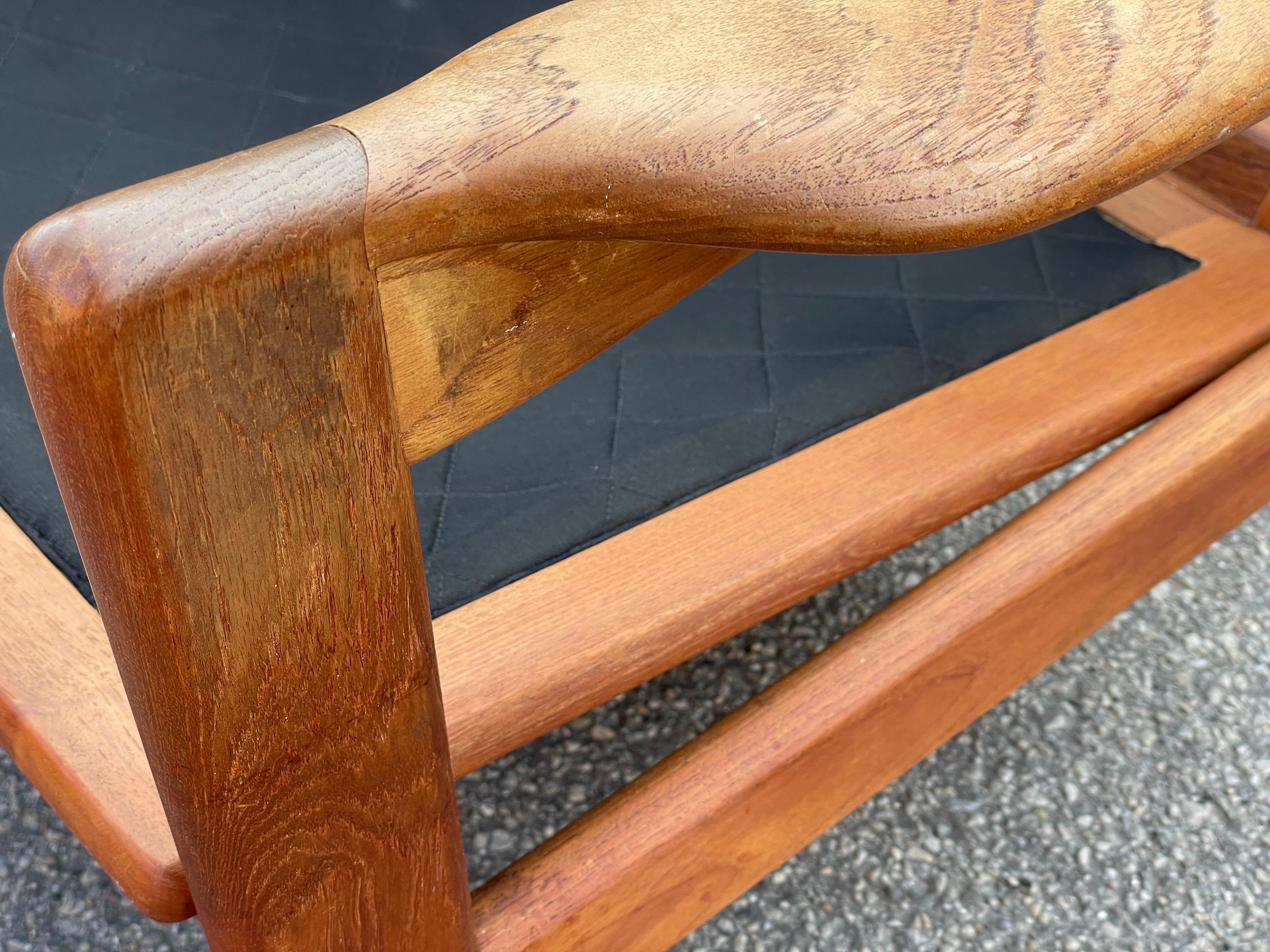 Teck Paire de chaises en teck massif, The Moderns Moderns, Danemark 1960's en vente