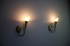 Mid-Century Modern Pair of Sputnik Wall Lamps, 1960s, Germany