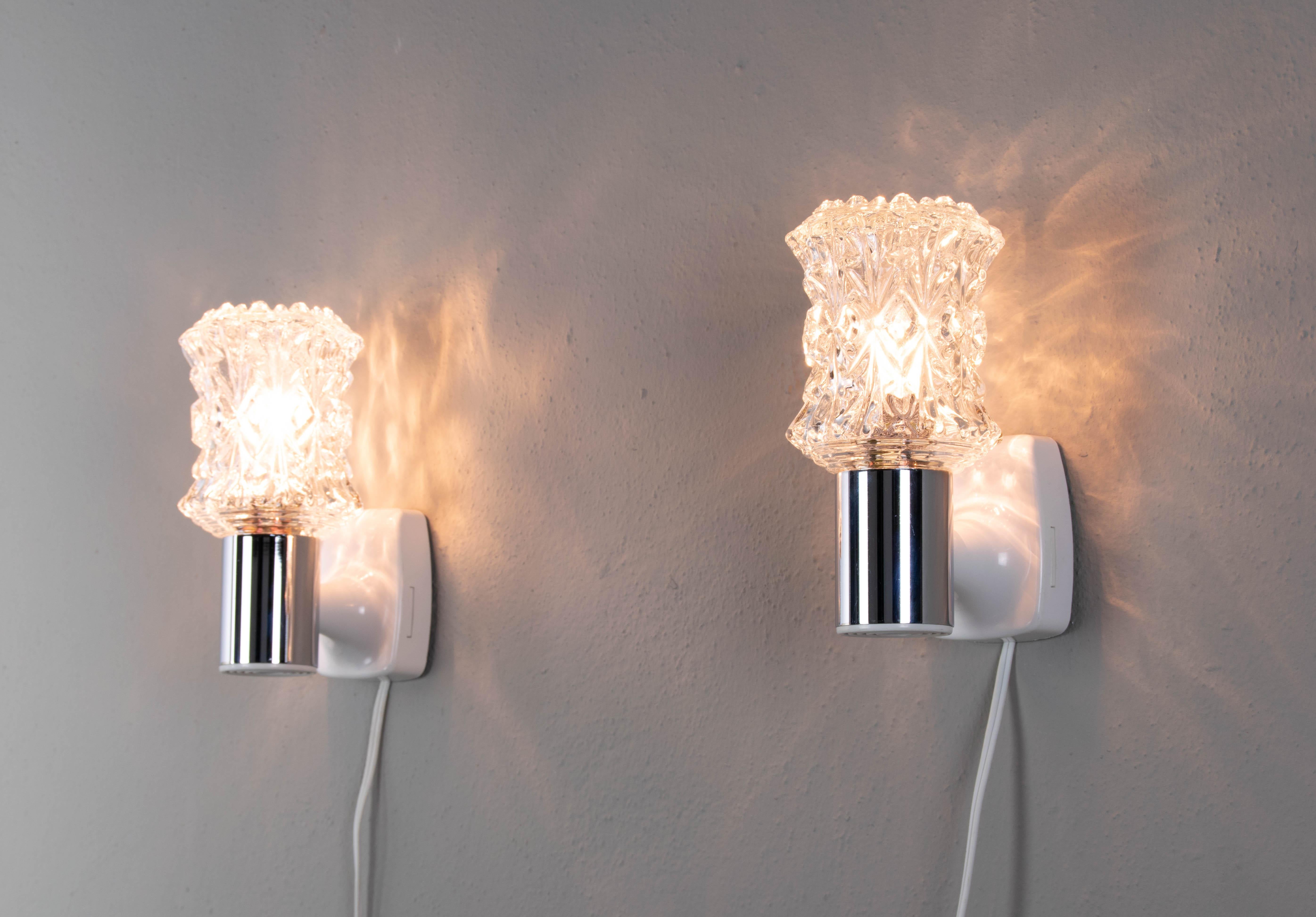 Mid-Century Modern Pair of Targetti Wall Lights, Italy, 1970 7