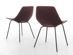 Mid-Century modern Pair of “Tonneau” chairs, 1965 edition by Steiner