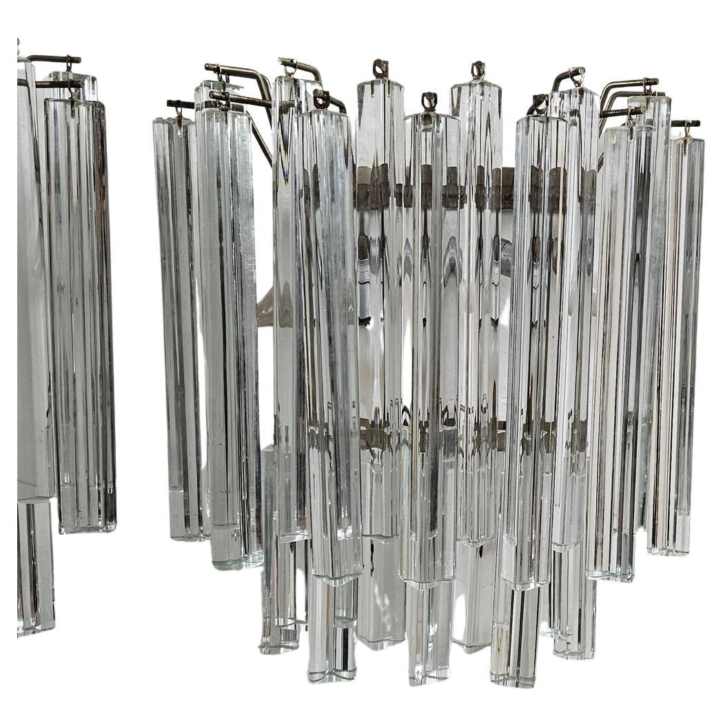 Pareja de apliques Venini de Murano de mediados del siglo XX en Bueno estado para la venta en Albano Laziale, Rome/Lazio