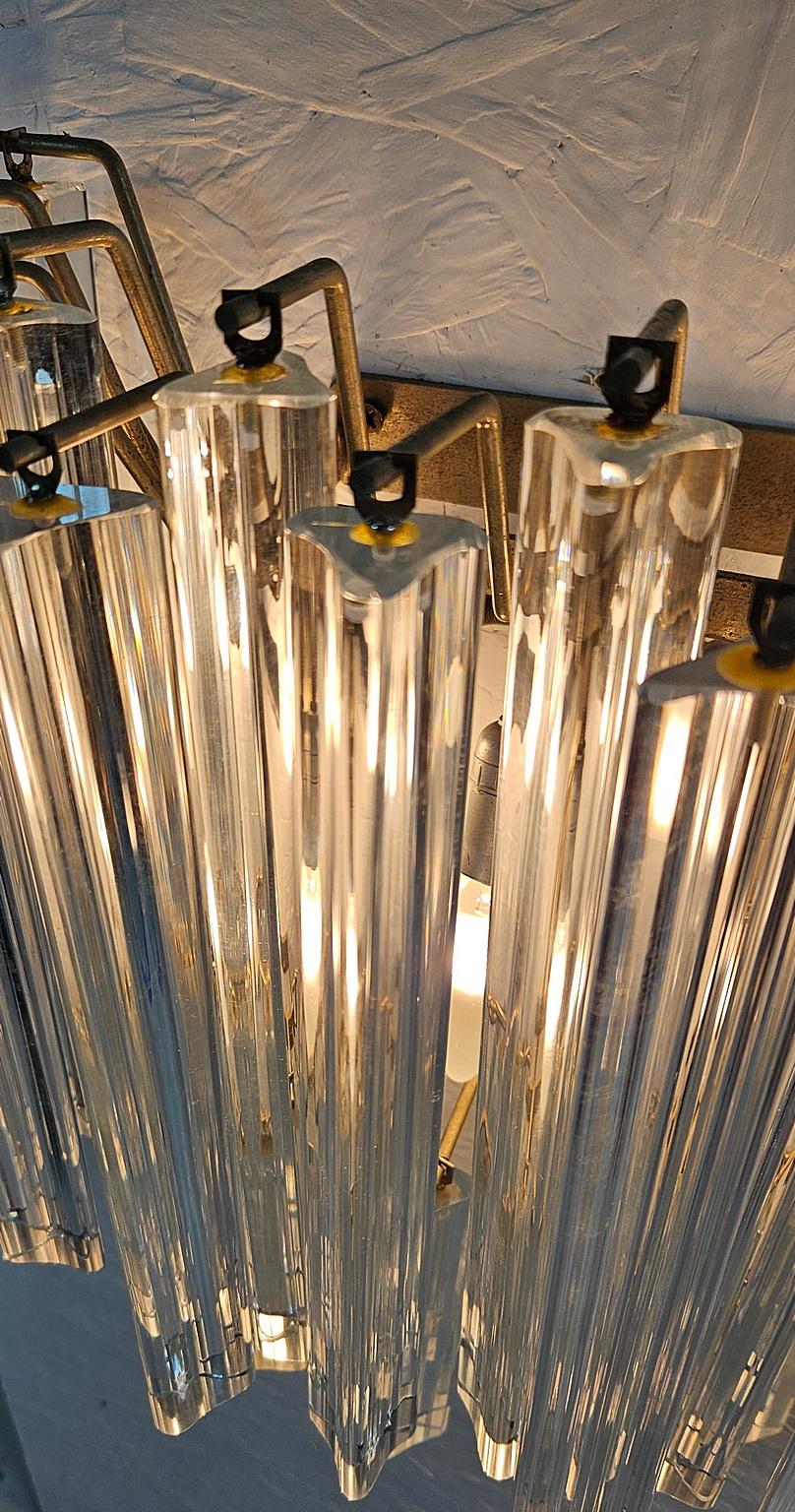 Pareja de apliques Venini de Murano de mediados del siglo XX en venta 3