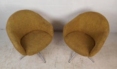 Mid-Century Modern Paar Viko Baumritter Drehstühle