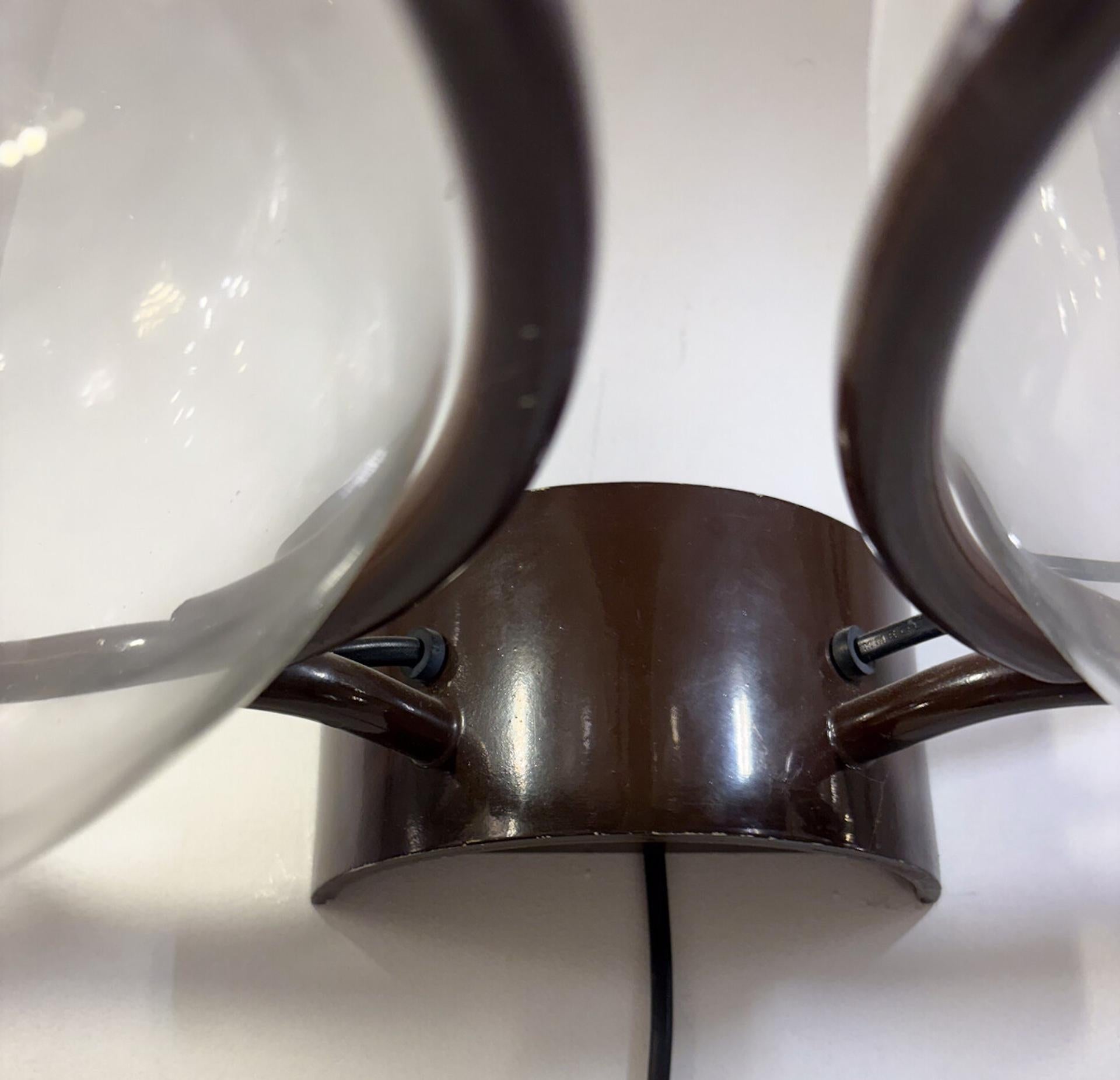 Pareja de apliques modernos de mediados de siglo de Gino Sarfatti, años 60 en Bueno estado para la venta en Brussels, BE