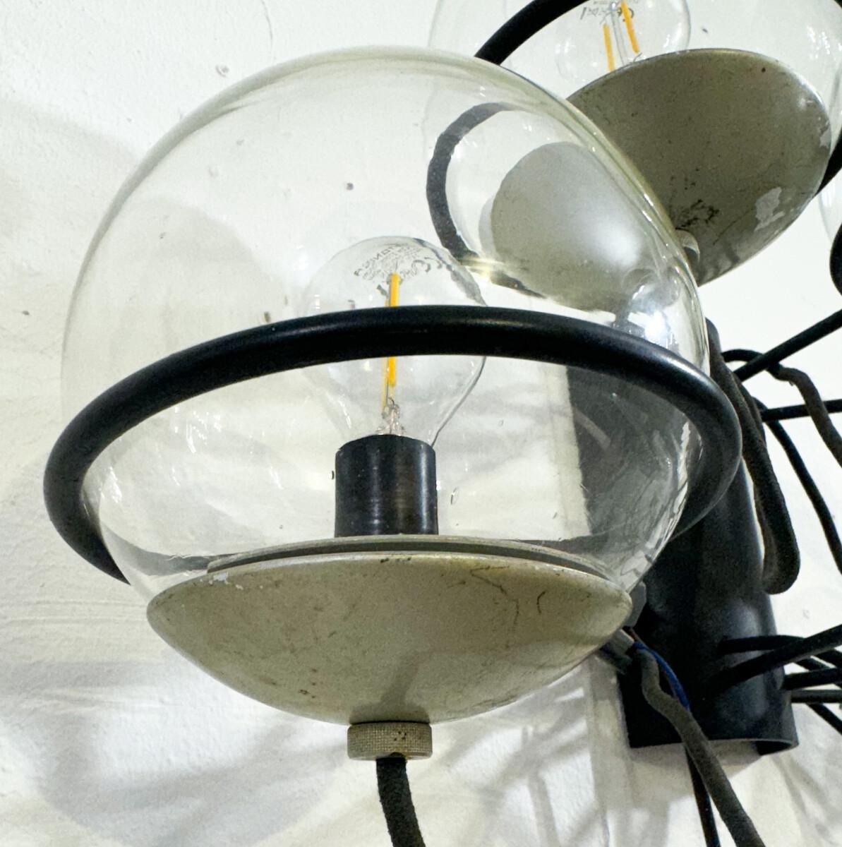 Metallo Coppia di appliques moderne di metà secolo Mod. 237/7 di Gino Sarfatti, 1960 in vendita