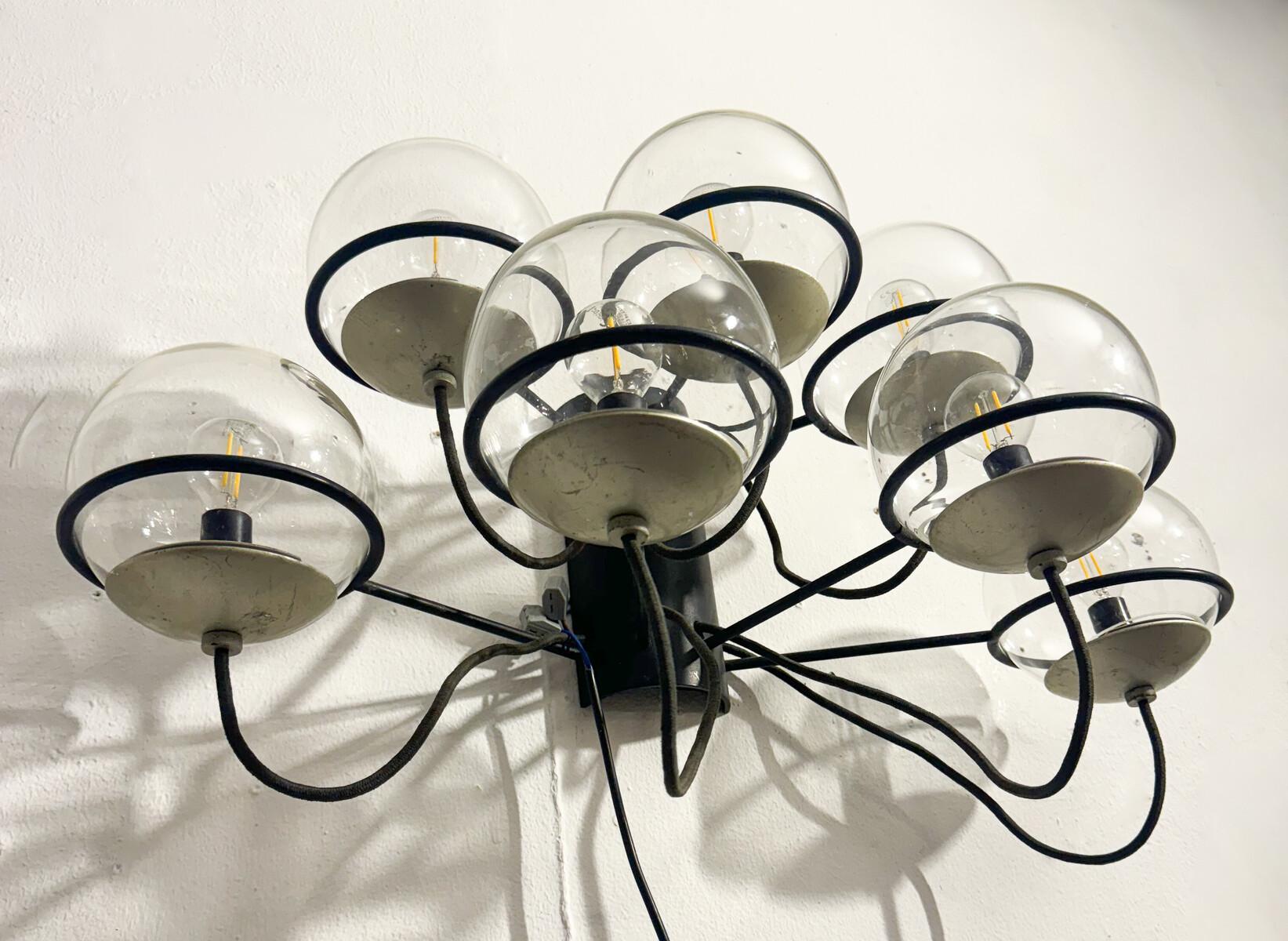Coppia di appliques moderne di metà secolo Mod. 237/7 di Gino Sarfatti, 1960 in vendita 1