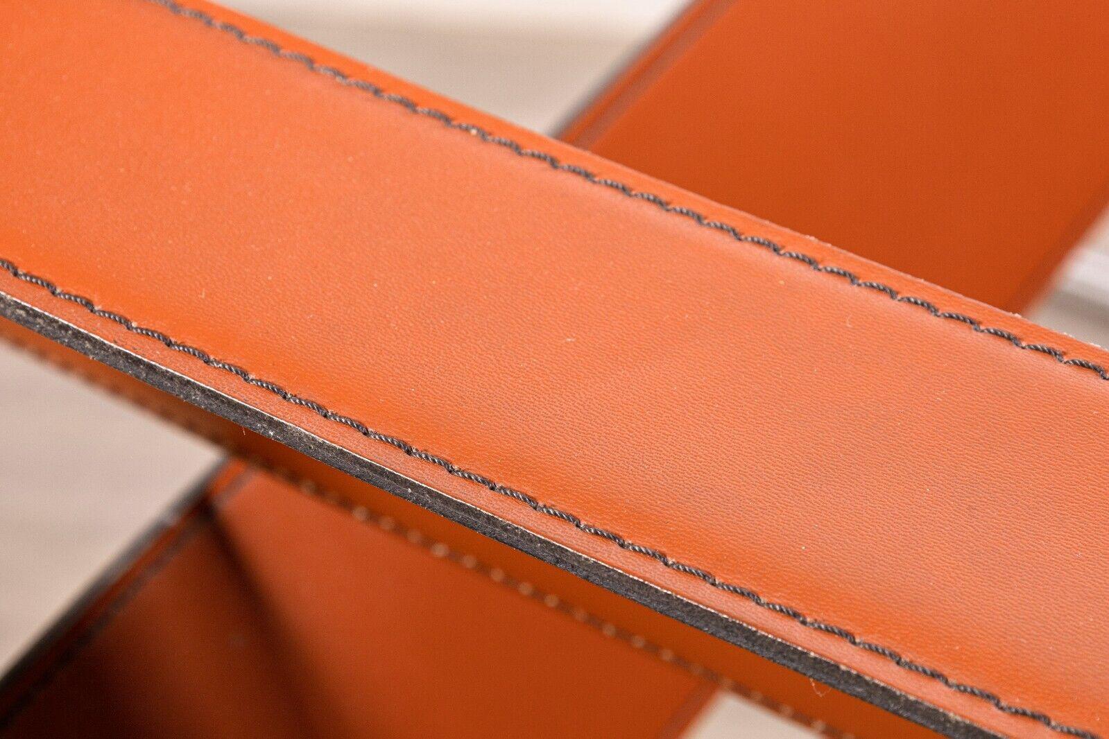 MidCentury Modern Pair of Wassily Brown Leather Chairs by Knoll For