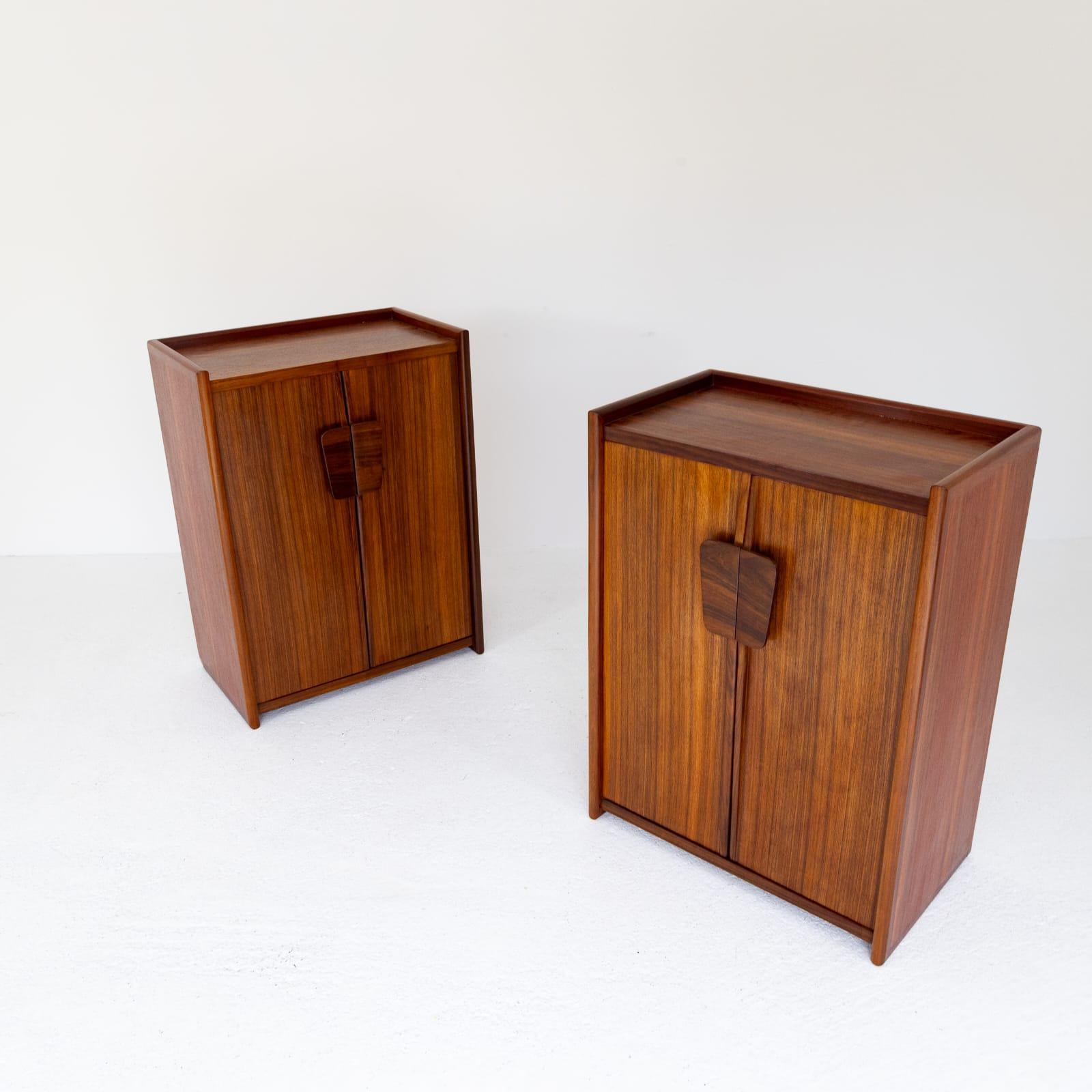 Mid-Century Modern Pair of Wood Buffets Cabinets. Italy, 1950s 6