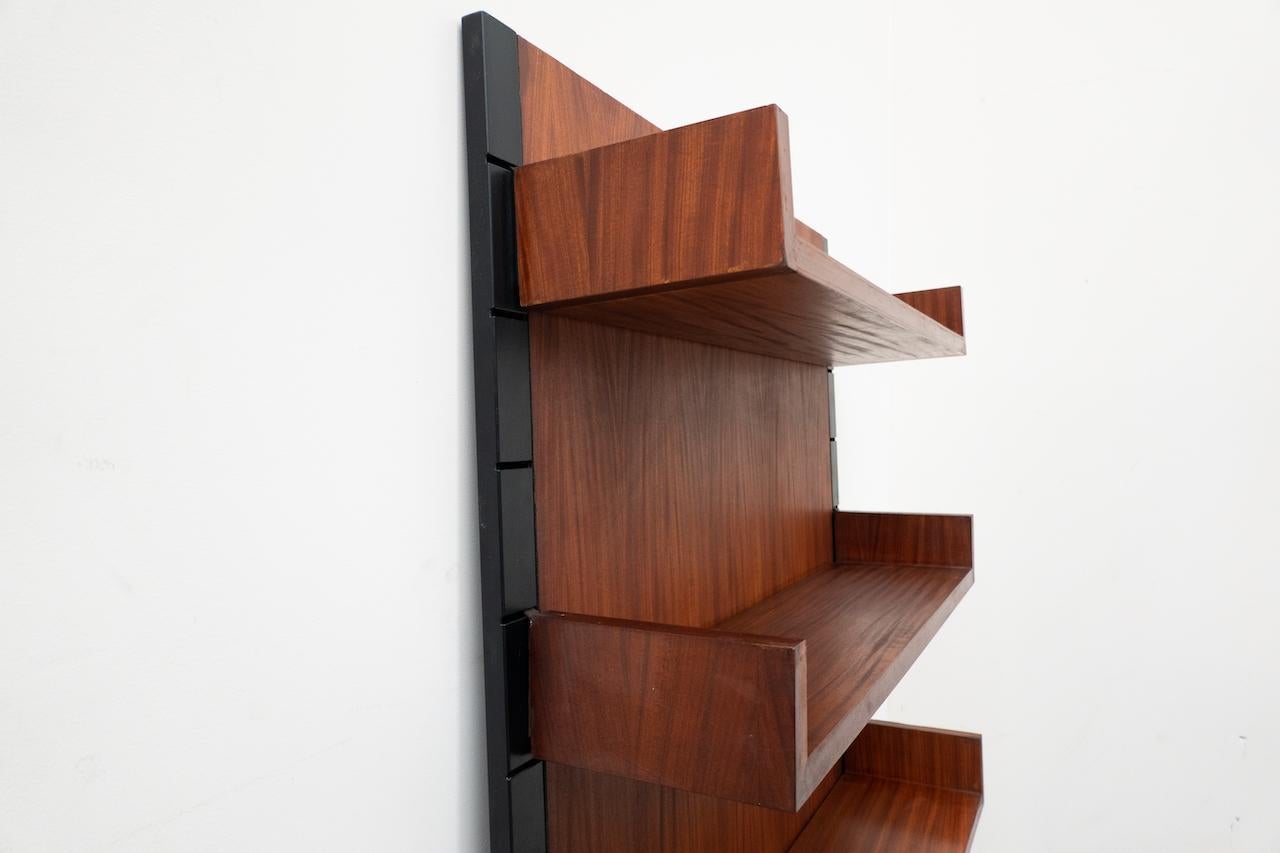 Mid-Century Modern Pair of Wooden Italian Wall Units, 1960s 9