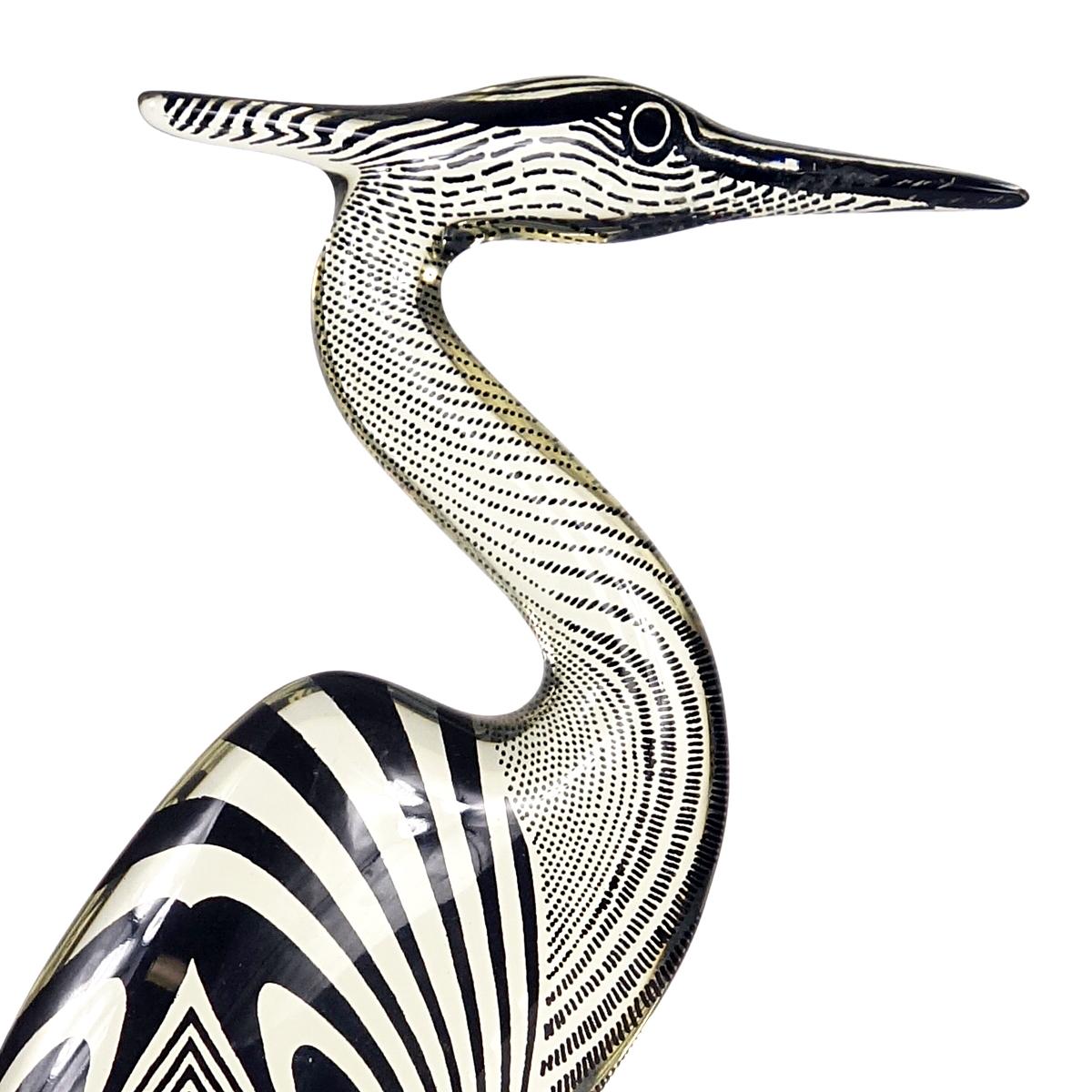Mid-Century Modern Pair of Extra Large Herons in Lucite Made by Abraham Palatnik For Sale 1