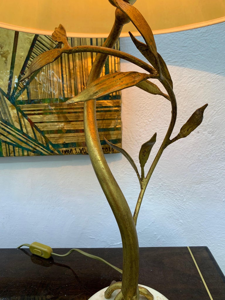 Mid-Century Modern Pair of Table Lamps Attributed to Jacques Duval Brasseur In Good Condition For Sale In Merida, Yucatan