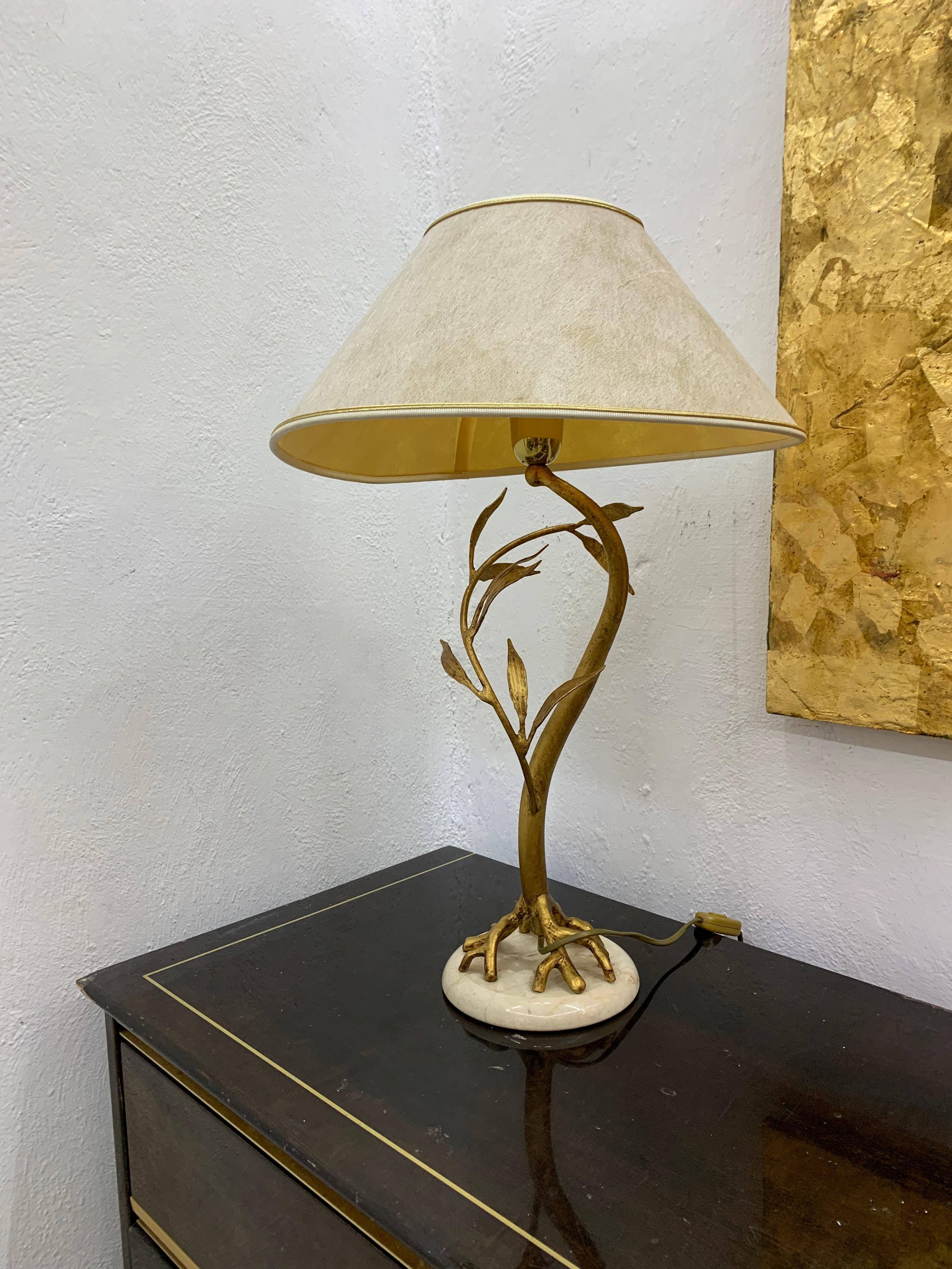Mid-Century Modern Pair of Table Lamps Attributed to Jacques Duval Brasseur For Sale 1