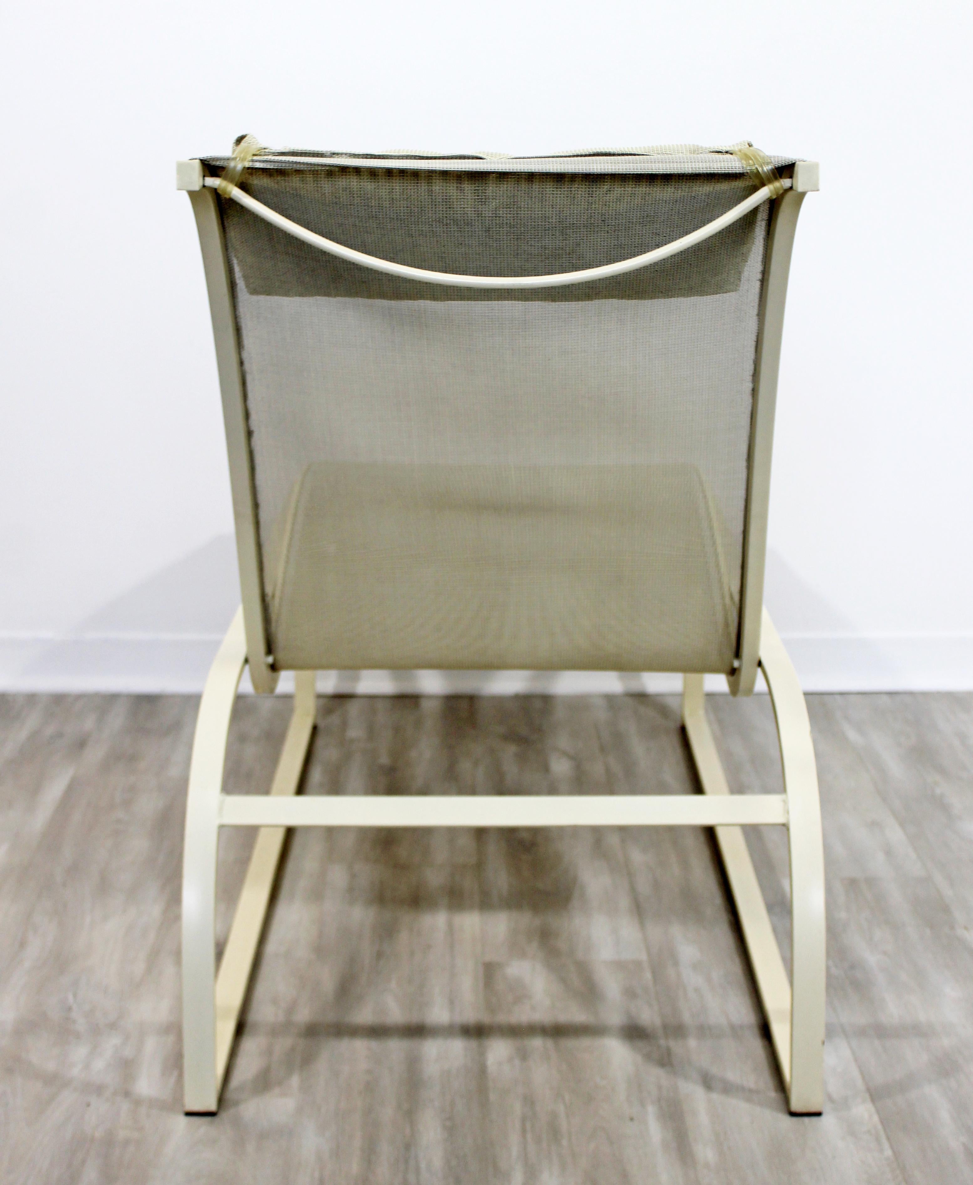 Mid-Century Modern Pair of Woodard Margarita Patio Chaise Lounge Chairs & Table 3
