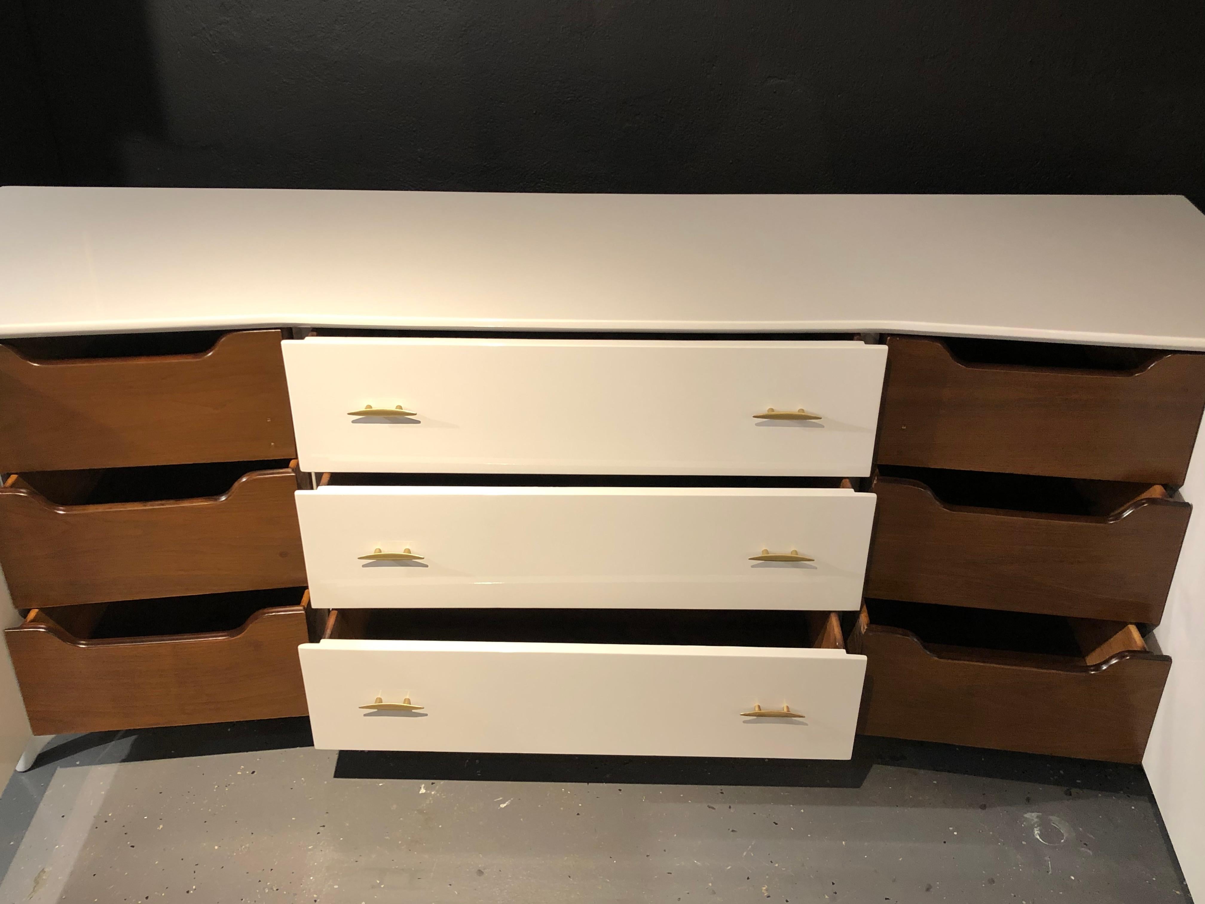 Mid-Century Modern Piet Hein Lacquered Dresser, Chest or Sideboard 5
