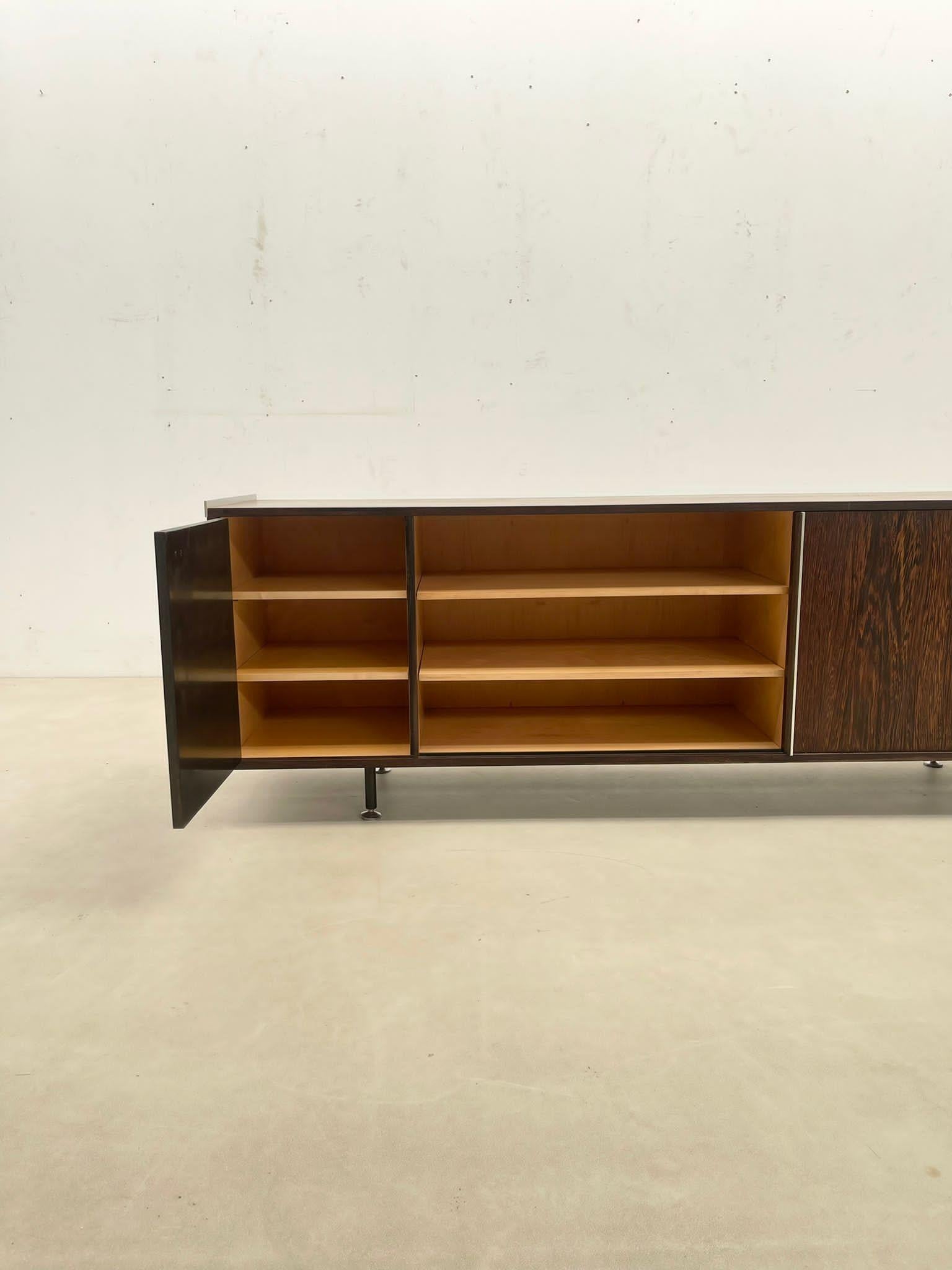 Mid-Century Modern Palm Wood Sideboard, 1970s For Sale 5