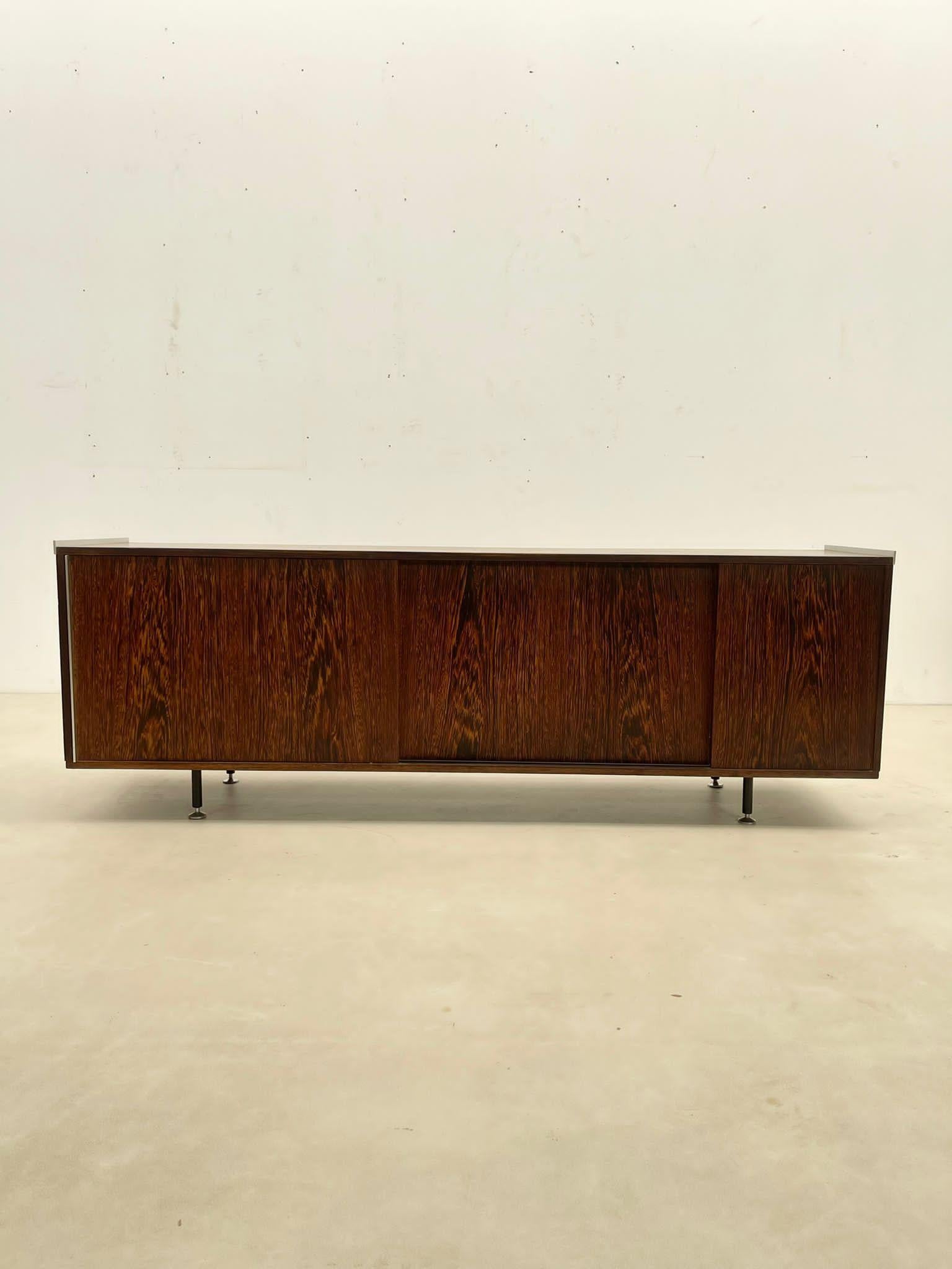 Mid-Century Modern Palm Wood Sideboard, 1970s For Sale 9