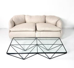 Mesa de centro moderna de mediados de siglo Paolo Piva, años 70