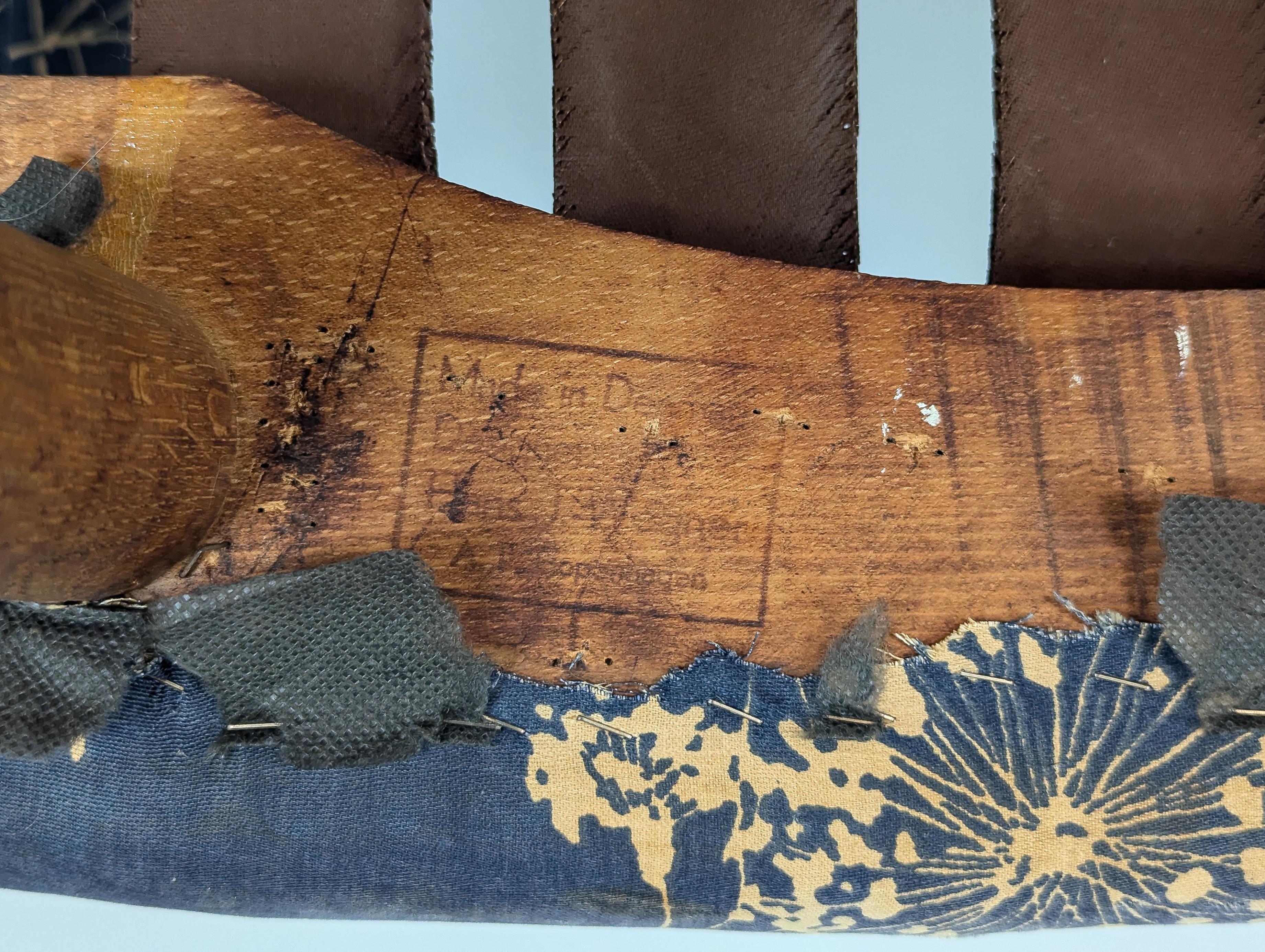Mid Century Modern Papa Bear Lounge Chair & Ottoman by Hans Wegner, c1950s 5