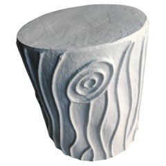 Mid-Century Modern Paper Machete Tree Trunk Form Side End Table, circa1965