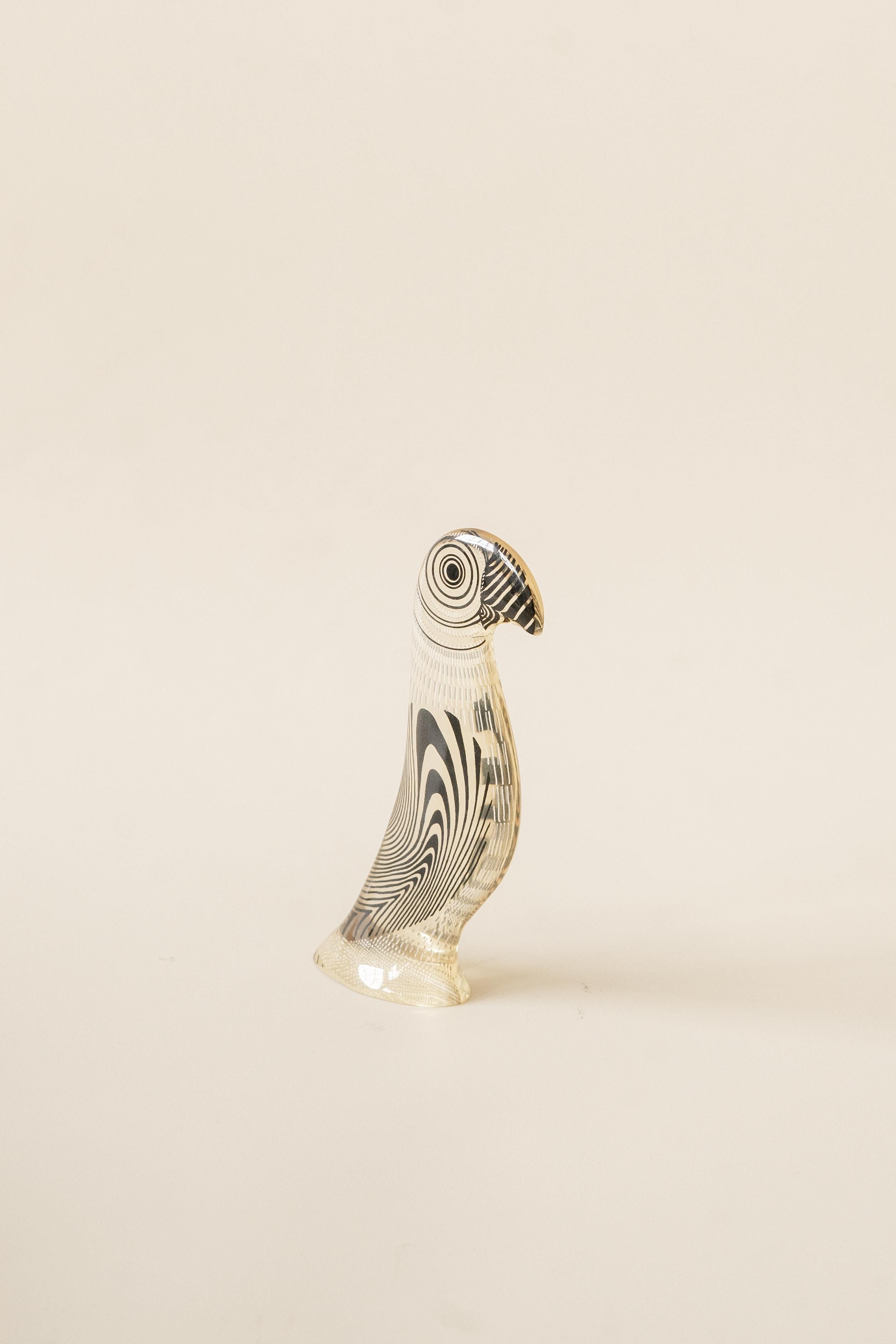 Mid-Century Modern Sculpture de perroquet moderne du milieu du siècle par Abraham Palatnik, années 1960 en vente