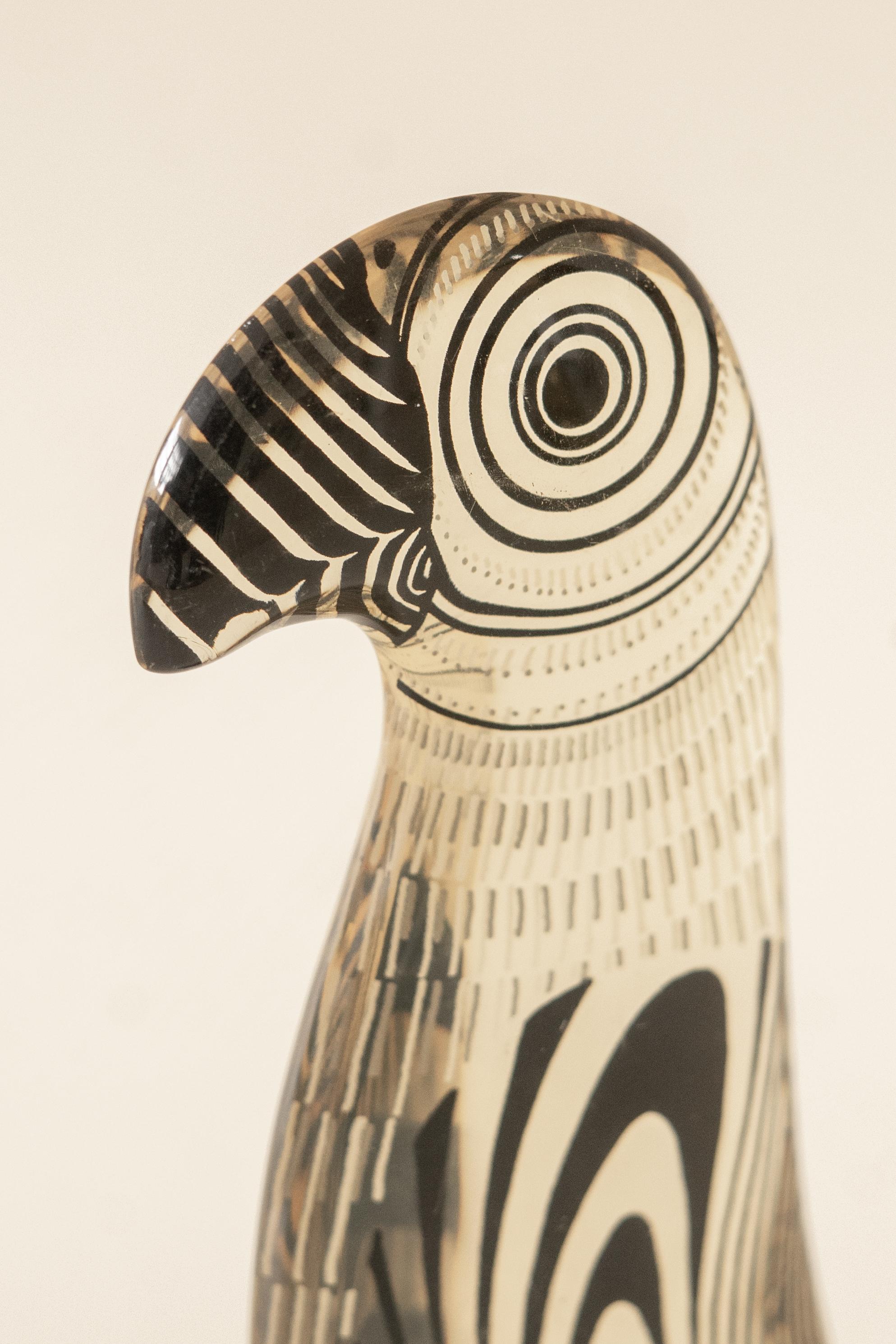 Brésilien Sculpture de perroquet moderne du milieu du siècle par Abraham Palatnik, années 1960 en vente